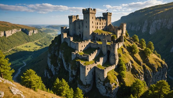 Visite du château de Commarque